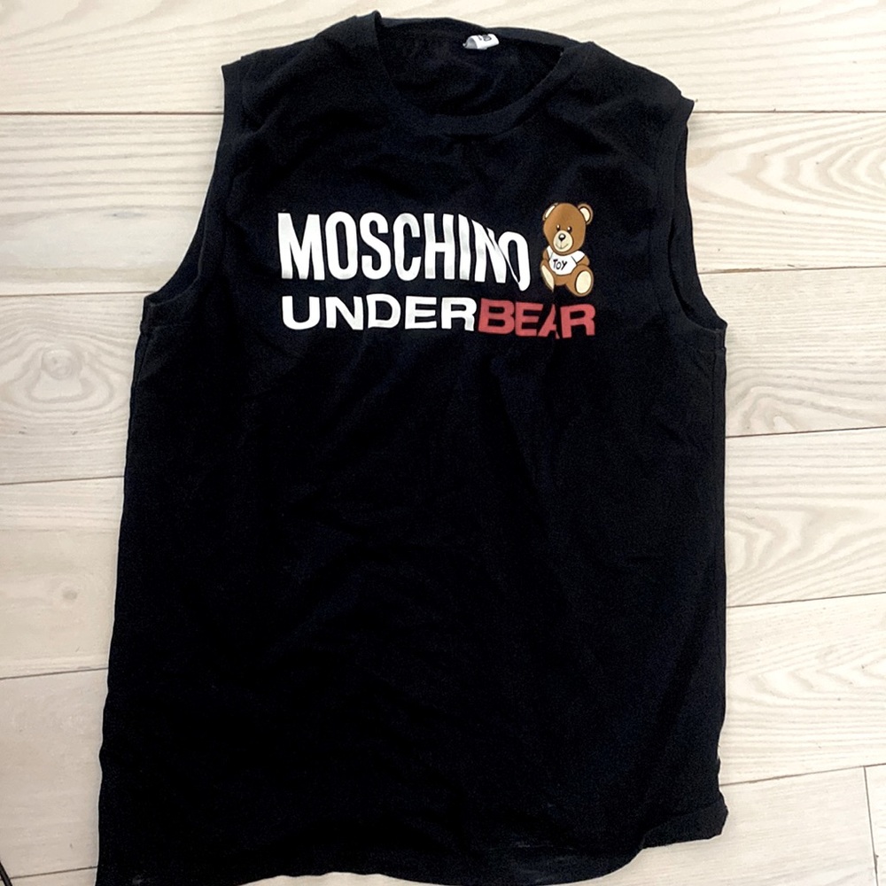 Moschino Mens Tank Small (XS) worn once washed.